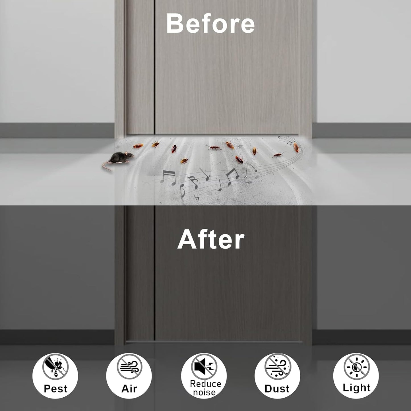 Strong Adhesive Weather Stripping, High Density Weatherproof Weather Stripping Door Seal Strip for Sliding Door, Windows,Noise-Reduction Foam Sealing Strip, White(1/2 in x 1/4 in x 26Ft)