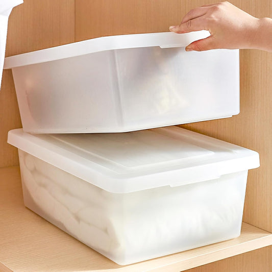 15 QuartStackable Plastic Storage Bins with Lids,Container to Organize Shoes and Crafts on Closet Shelves,Garage, Totes, Tubs Boxes Organizing 4 Pack (N-2L)