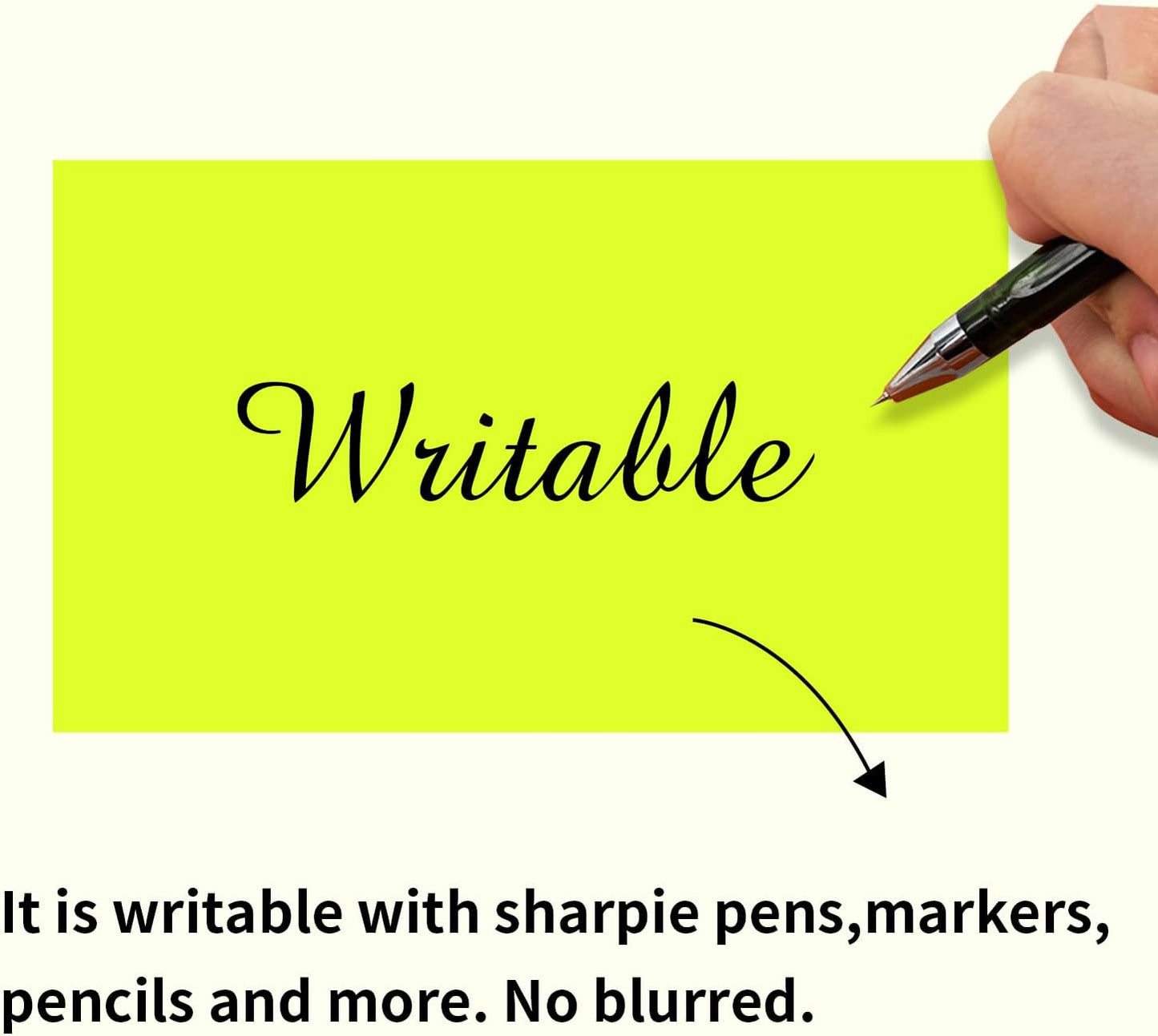 STARLIBOO Neon Colored Labels Stickers 3 x 2 Inch, Rectangle Moving Labels Stickers, 250Pcs Garage Sale Price Stickers, Adhesive Moving Labels for Boxes- Fluorescent Yellow