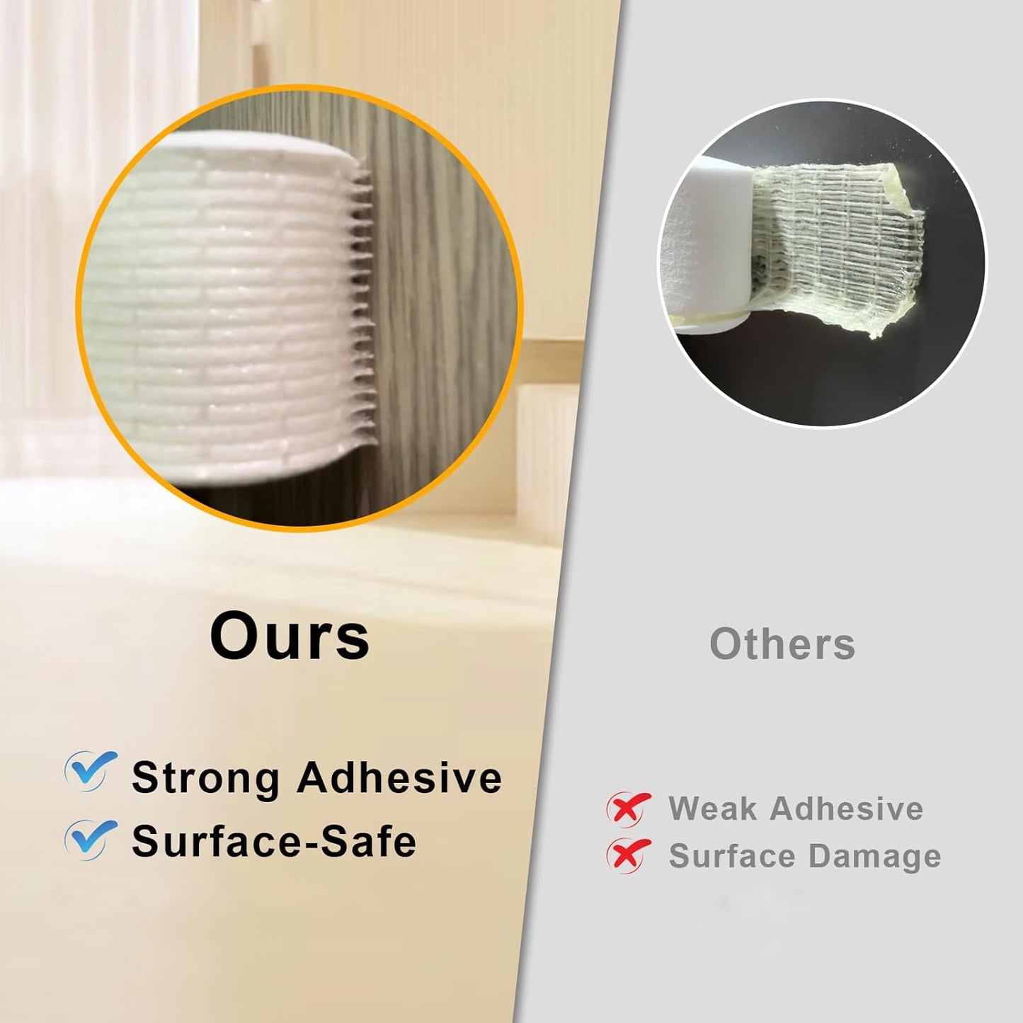 Strong Adhesive Weather Stripping Door Seal Strip Insulation Tape Roll for Insulating Door Frame, Window, Air Conditioner Soundproof Foam Sealing Strip, White(3/8 in x 1/8 in x 50Ft)