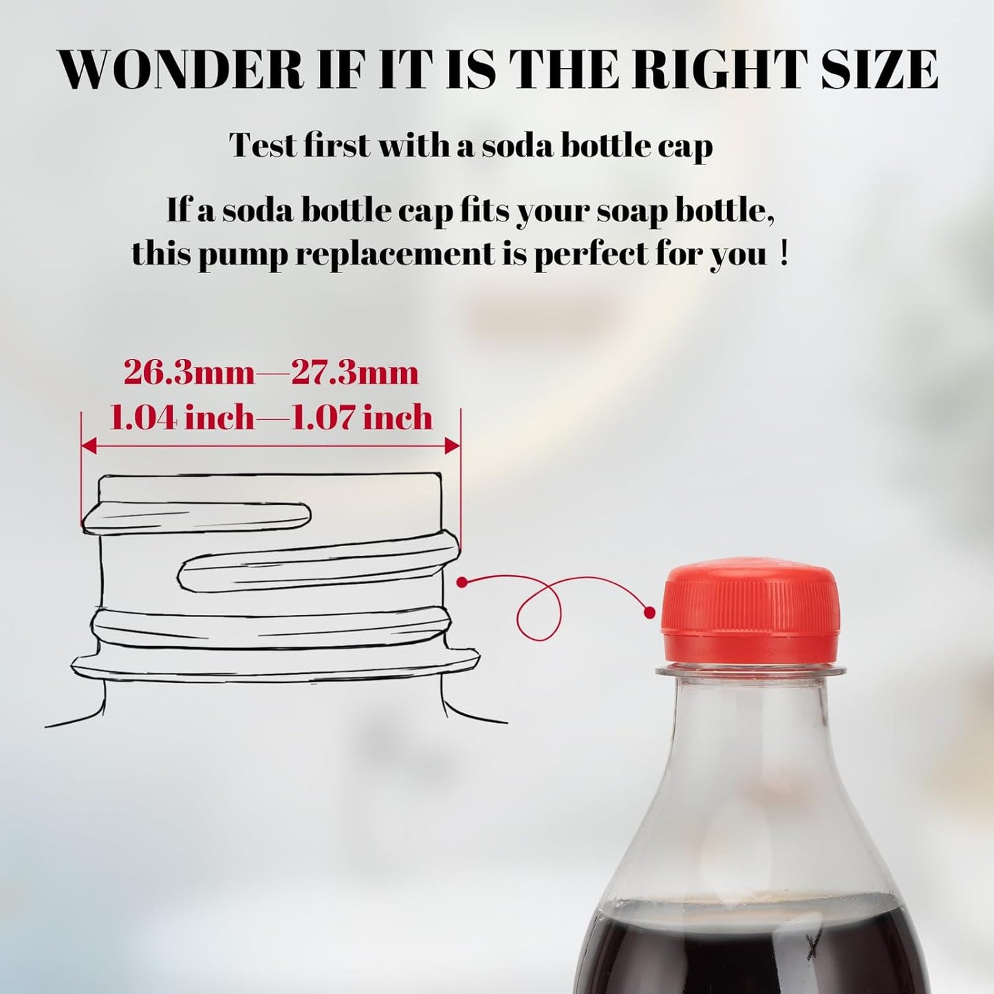 Soap Dispenser Pump Replacement 304 Stainless Steel for Regular Mouth Bottle for Standard 28/400 Thread Size Kitchen Bathroom Lotion Refill Dispenser 2 Pack(Brushed Nickel)