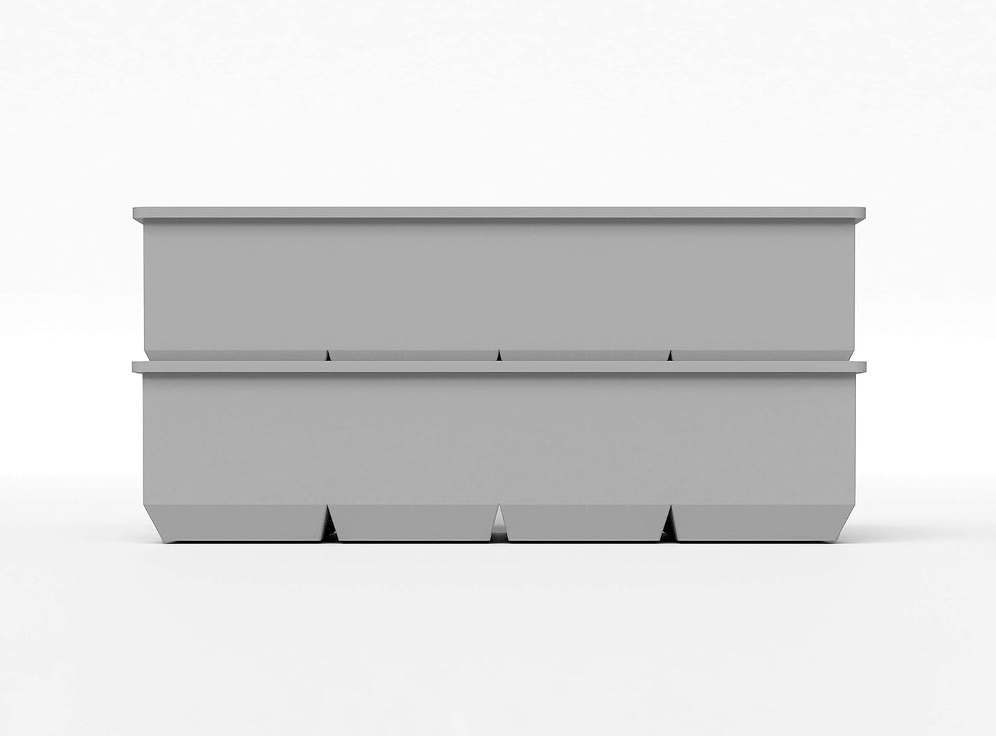 glacio Ice Cube Molds – 2-Pack Silicone Trays for 8 Large Square Cubes – Slow-Melt Ice for Whiskey, Cocktails, Coffee & More