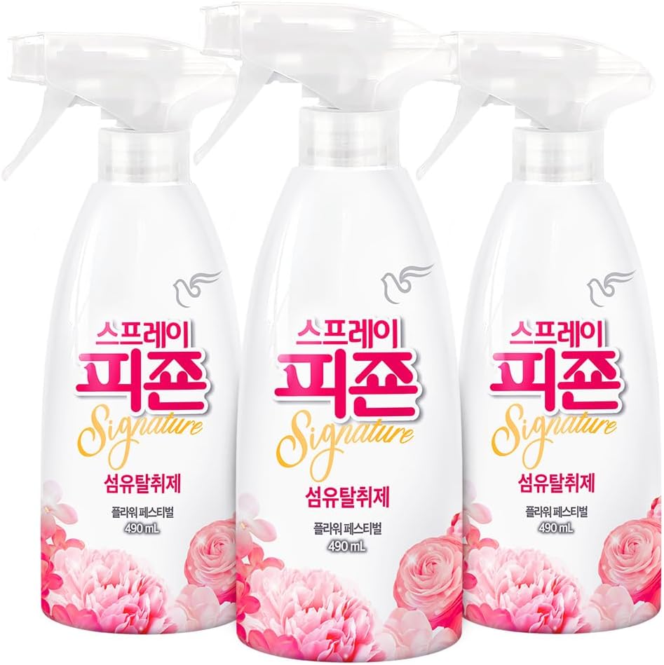 PIGEON Fabric Refresher, Rose & Jasmine, Odor Eliminator for Home, Couch Spray Deodorizer, Fabric Refresher Spray for Furniture, Bed, Clothing, Curtains, Flower Festival – Pack of 3