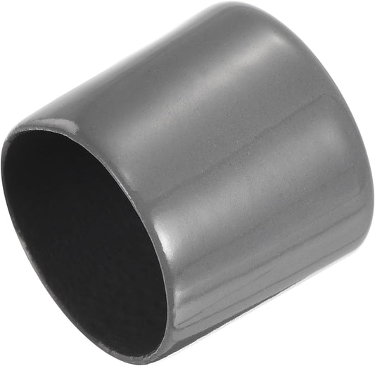 uxcell 20pcs Rubber End Caps 31mm ID Vinyl Cap Cover Screw Protectors Dark Grey