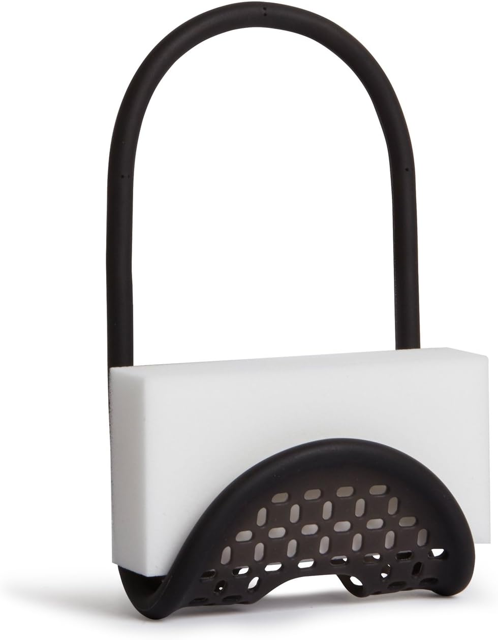 Umbra Sling Kitchen Sink Accessory, Single-Sided Sponge Holder, Black