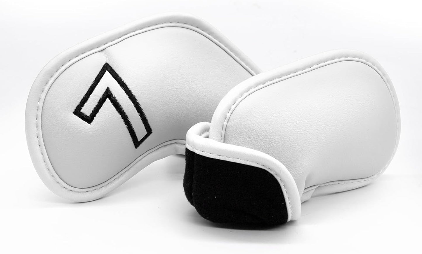 Montela Golf Iron Covers,Golf Iron Head Covers Leather Golf Iron Covers Set 9pcs Golf Iron Headcovers,Golf Club Head Covers for Iron Club Fit All Brands Titleist,Callaway,Taylormade