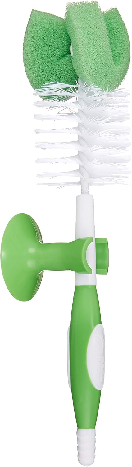 Amazon Brand - Mama Bear Bottle Brush (Pack of 3), White