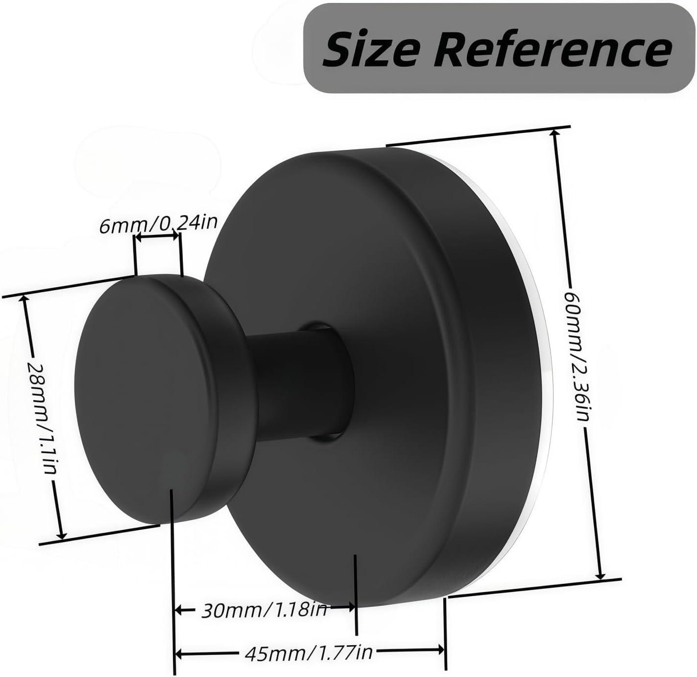 2025 Upgraded Stainless Steel Heavy Duty Suction Cup Hooks For Shower Bathroom Accessories Removable Hook For Glass Window Door Wall Hooks For Hanging Towels Robes Wreaths (Pack Of 2, Black)