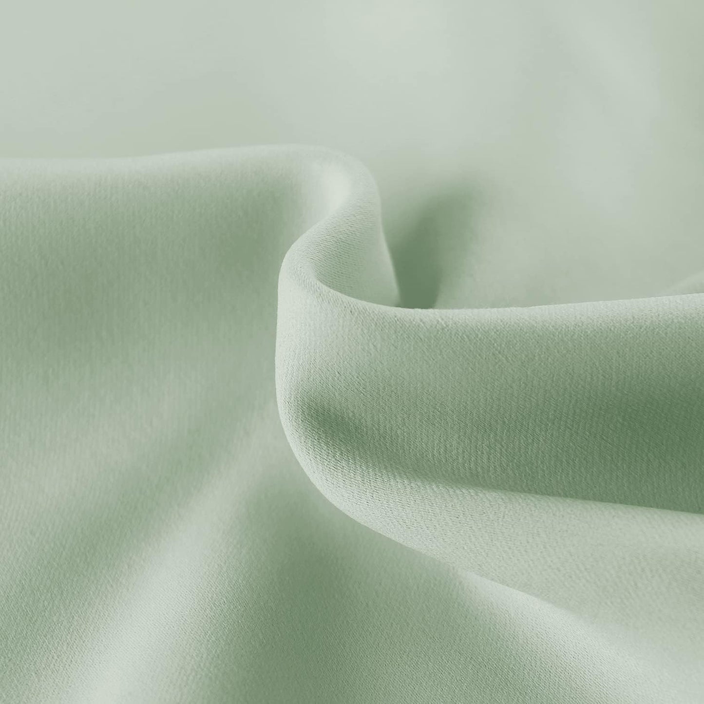 DWCN French Door Curtains – Rod Pocket Thermal Blackout Curtain for Doors with Glass Window, Kitchen and Patio Doors for Privacy, 36 X 72 Inches Long, 1 Curtain Panel with Tieback,Bean Green