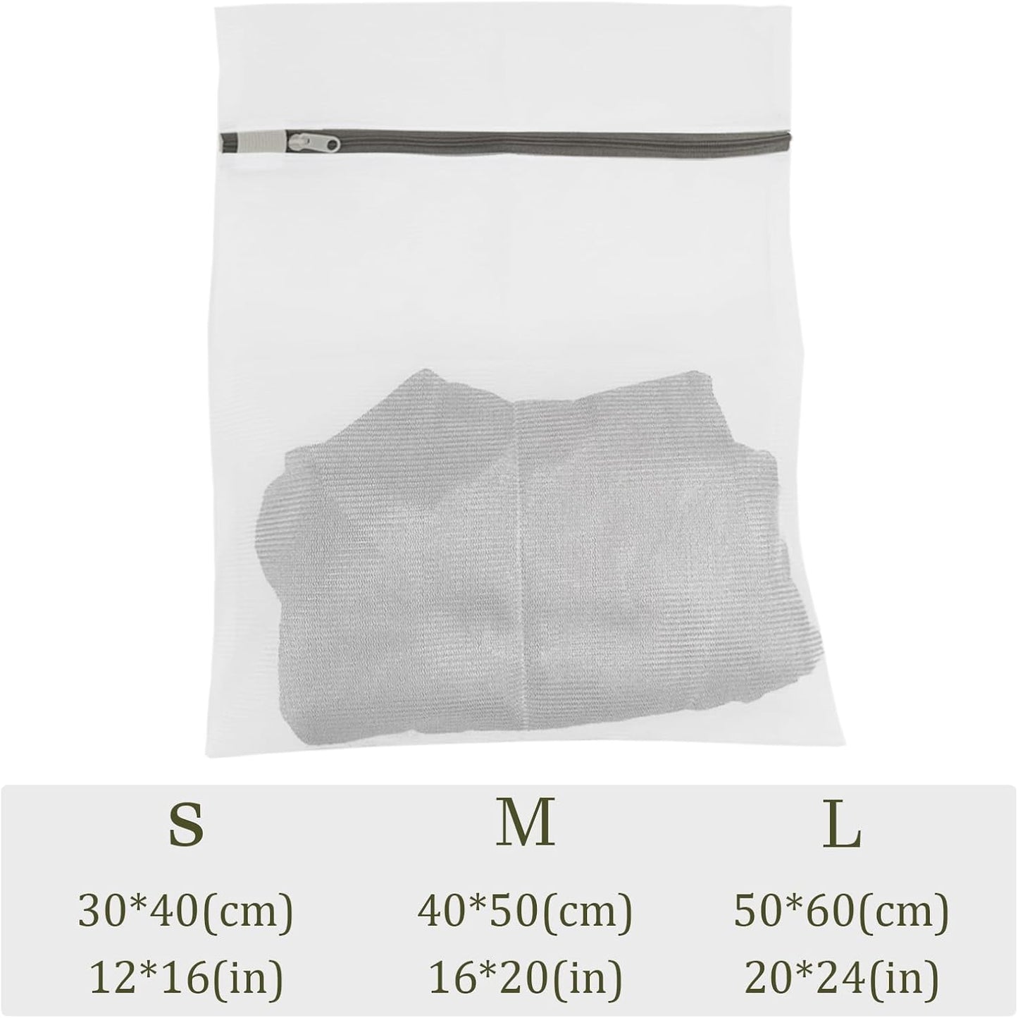 3Pcs Mesh Laundry Bags with Sturdy Zipper, Durable Laundry Room Essentials, Travel Storage Organize Bag, Clothing Laundry Delicates Washing Bags for laundry, Blouse(3 Small), XYD-CA