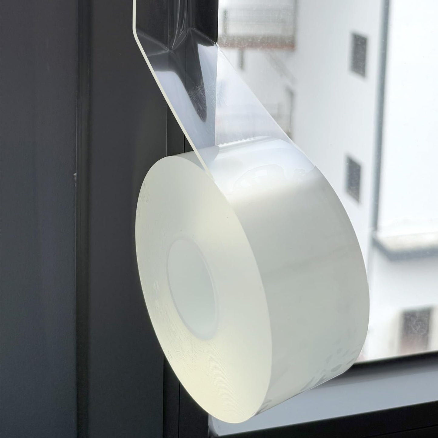 Window Weather Sealing Tape 3 in x 66 FT Weather Stripping Weatherproof Draft Stopper Clear Window Insulation Tape for Doors Windows Garages RVs Energy Saving Kit