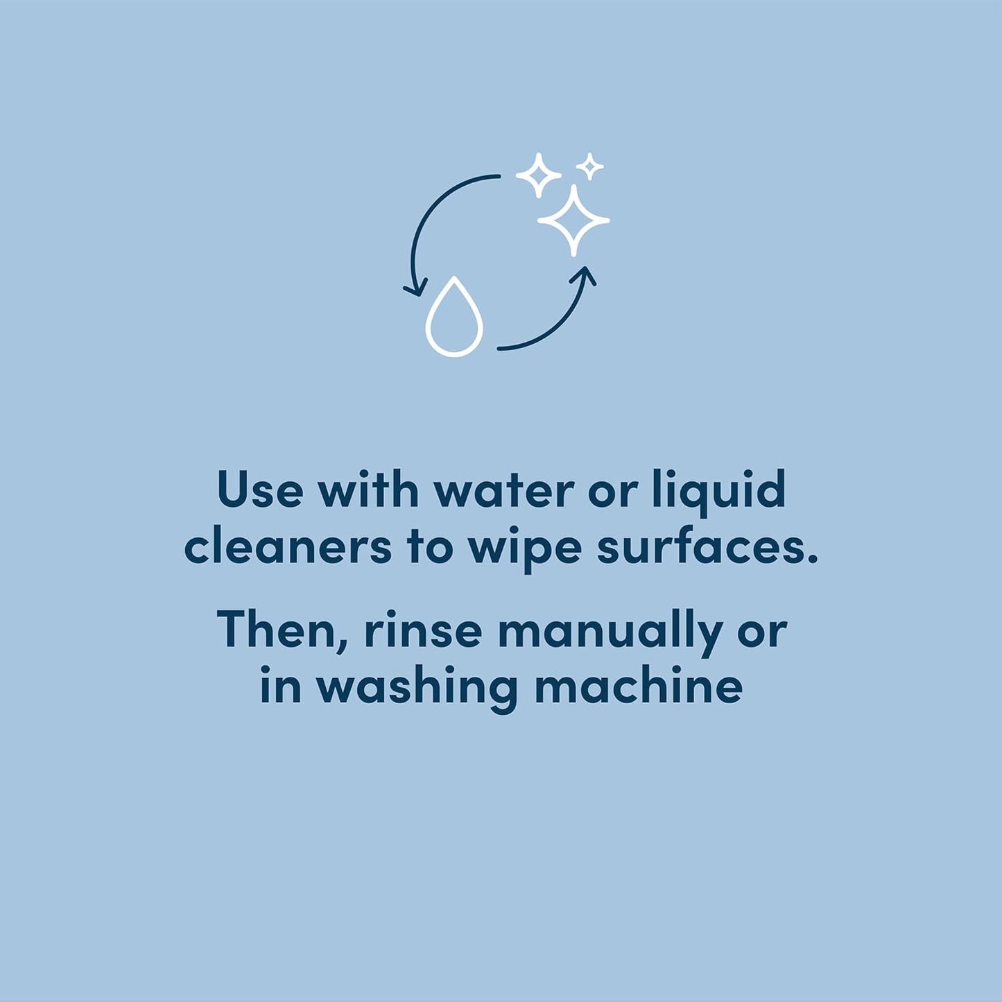 Amazon Aware All Purpose Cleaning Cloth, 8 Count, Pack of 2 Green, 13 x 15 Inch