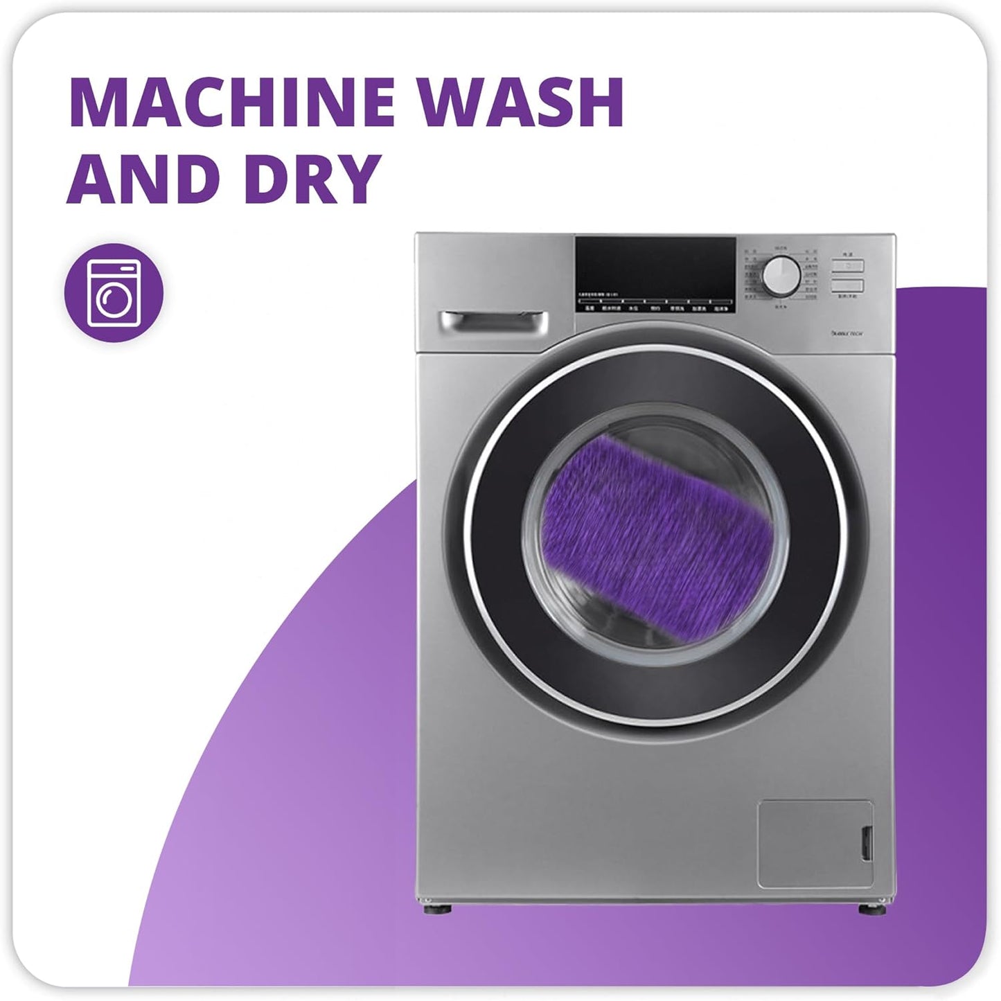 Bath Mat,Ultra Thin Bathroom Runner Rugs,Large Bath Mats for Bathroom,Quick Dry,Non-Slip,Machine Washable,Low Pile,Bath Rug,Shower Outside,Sink,Home Decor Accessories.Purple,2'x5'（24x60inch）