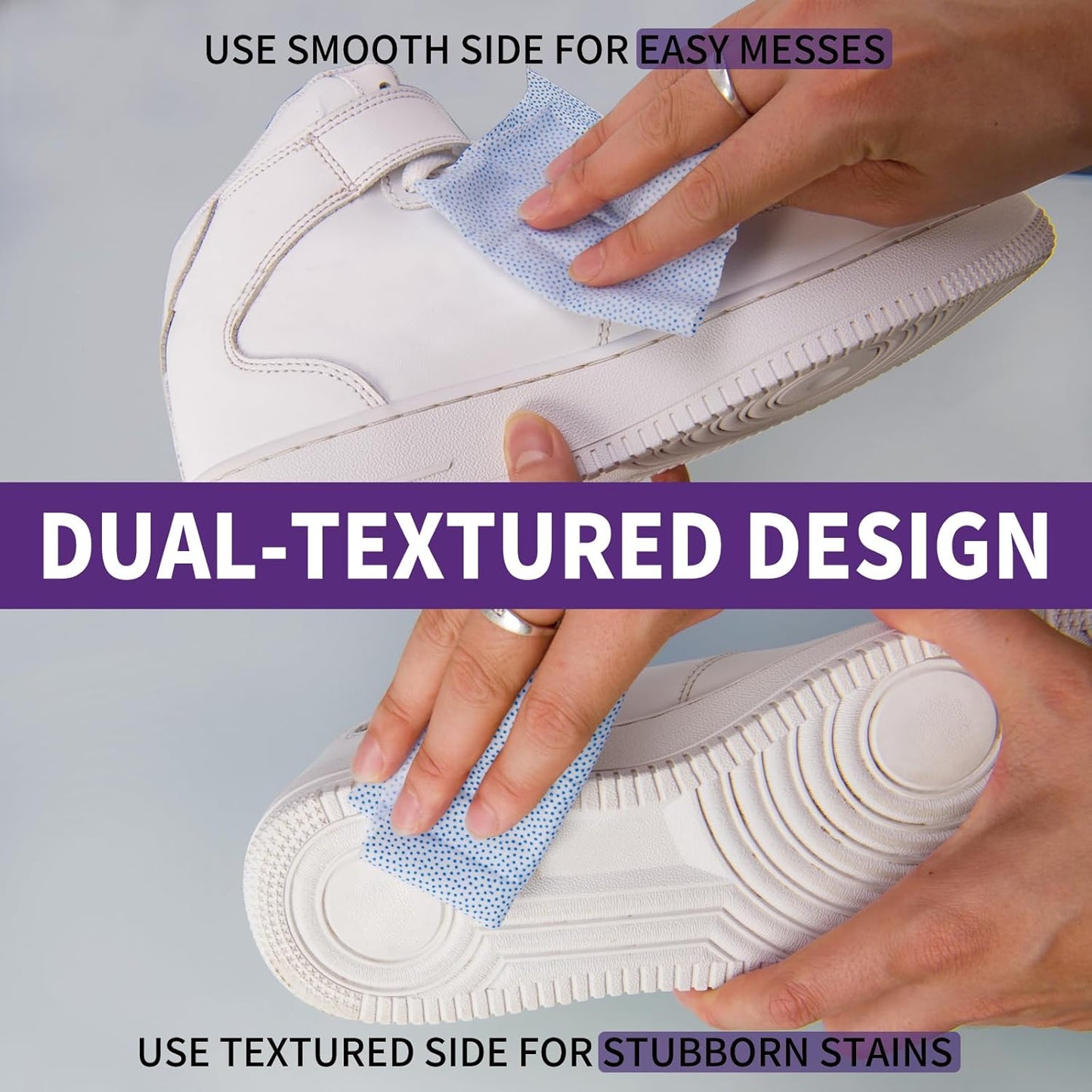 Henviro Shoe and Sneaker Cleaner Wipes - Shoe Cleaner, Shoe Cleaning Kit, Sneaker Cleaner, Shoe Cleaning Wipes, 30 Packs