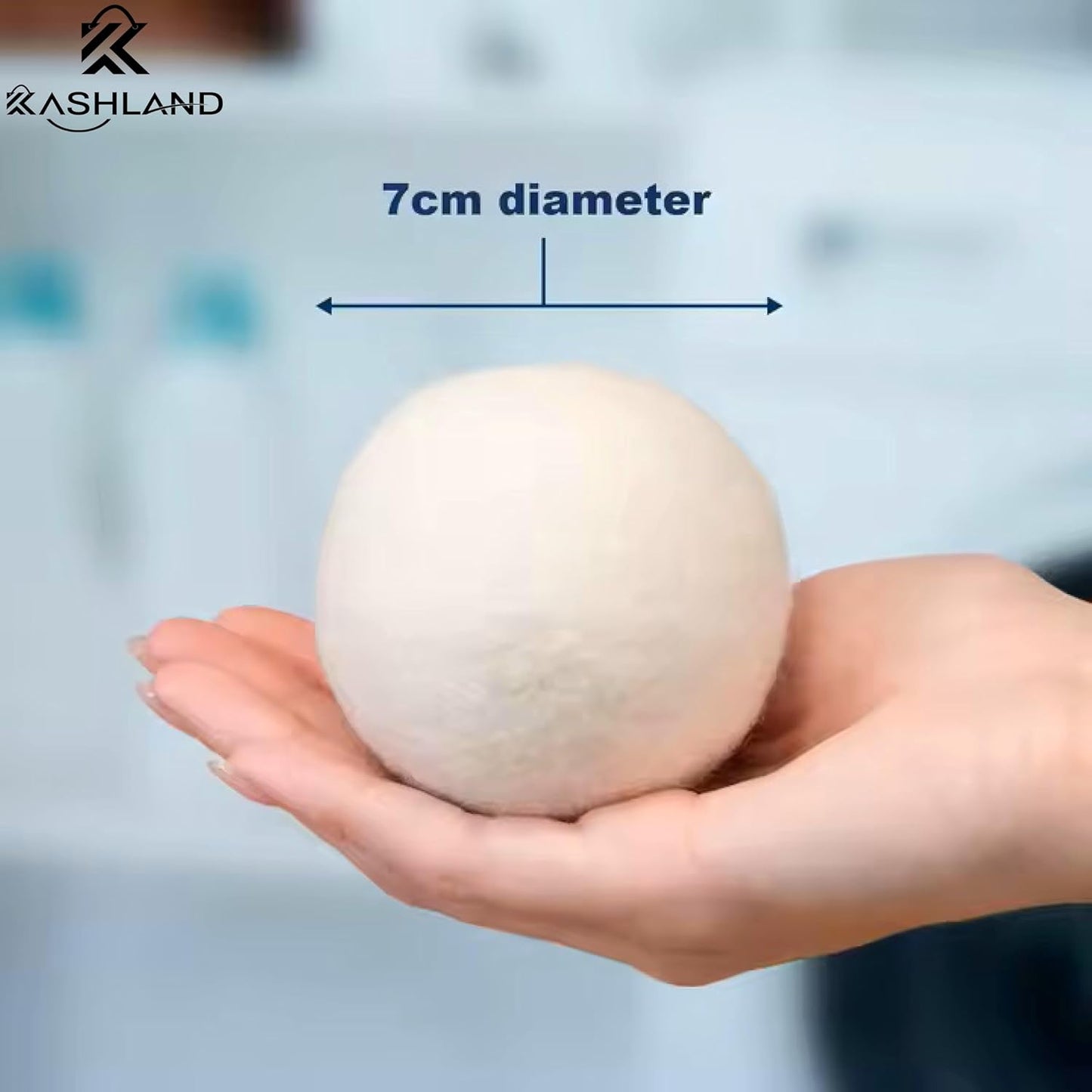 Organic Wool Dryer Balls: Eco-Friendly & Chemical-Free | Our Anti-Entanglement Reusable Balls Eliminate Wrinkle Static | 6-Pack XL Dryer Balls for Laundry is Made with New Zealand Wool (Gray)
