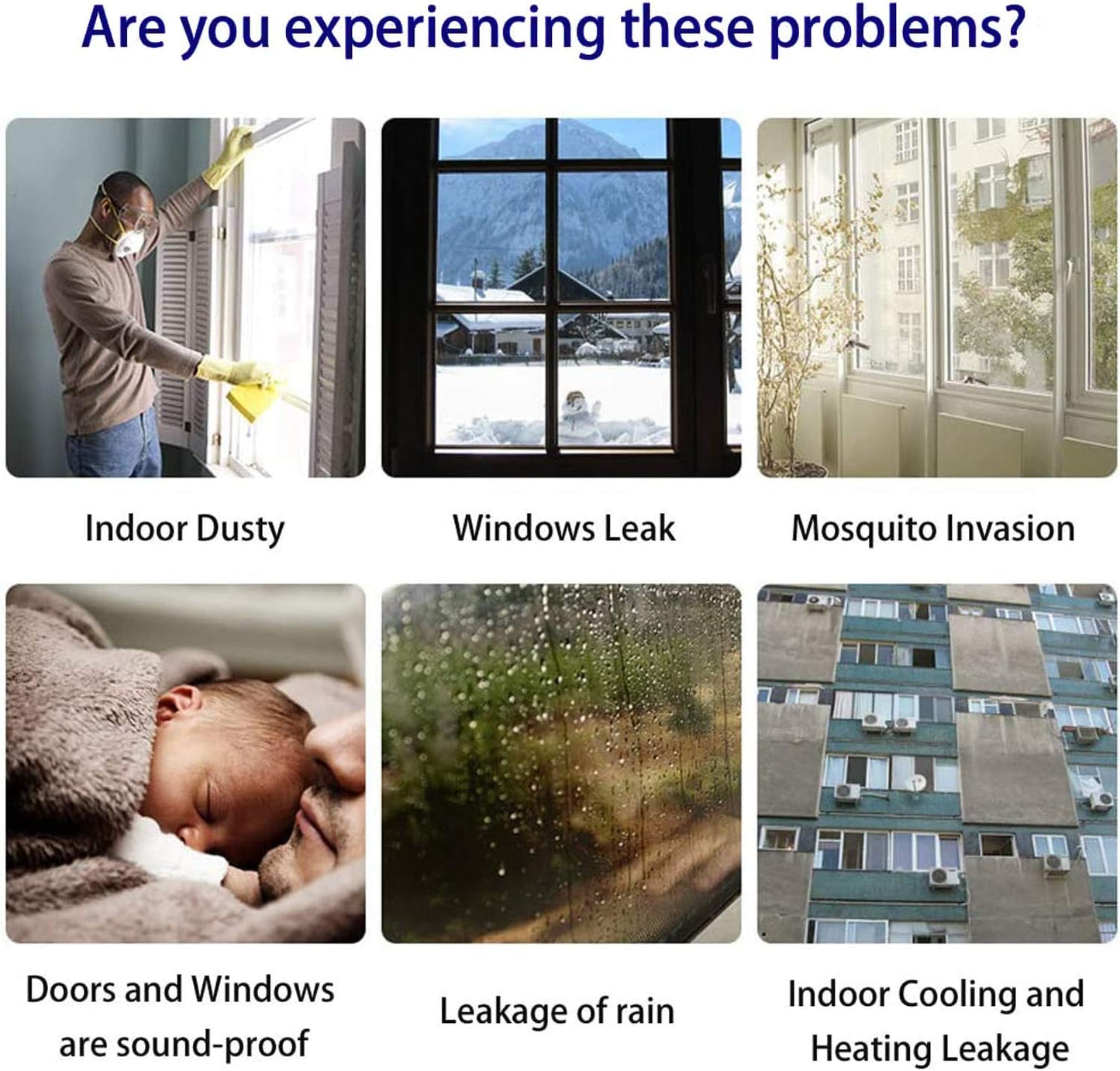 TAROSE Weather Stripping, Silicone Door Seal Strip Door, Window, 16 Feet Long, White (Width 45mm)