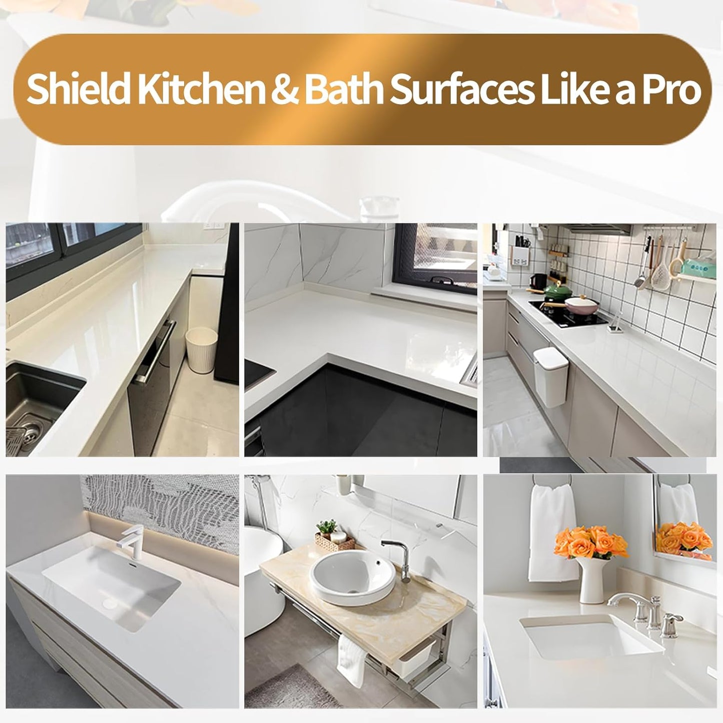 Marble Polishing Paste, Professional Marble Cleaner & Quartz Polish, Stone Sealer & Protector for Countertops, Floors, and Walls – Marble Polishing Compound Kit, 2.2LB (1 Piece)