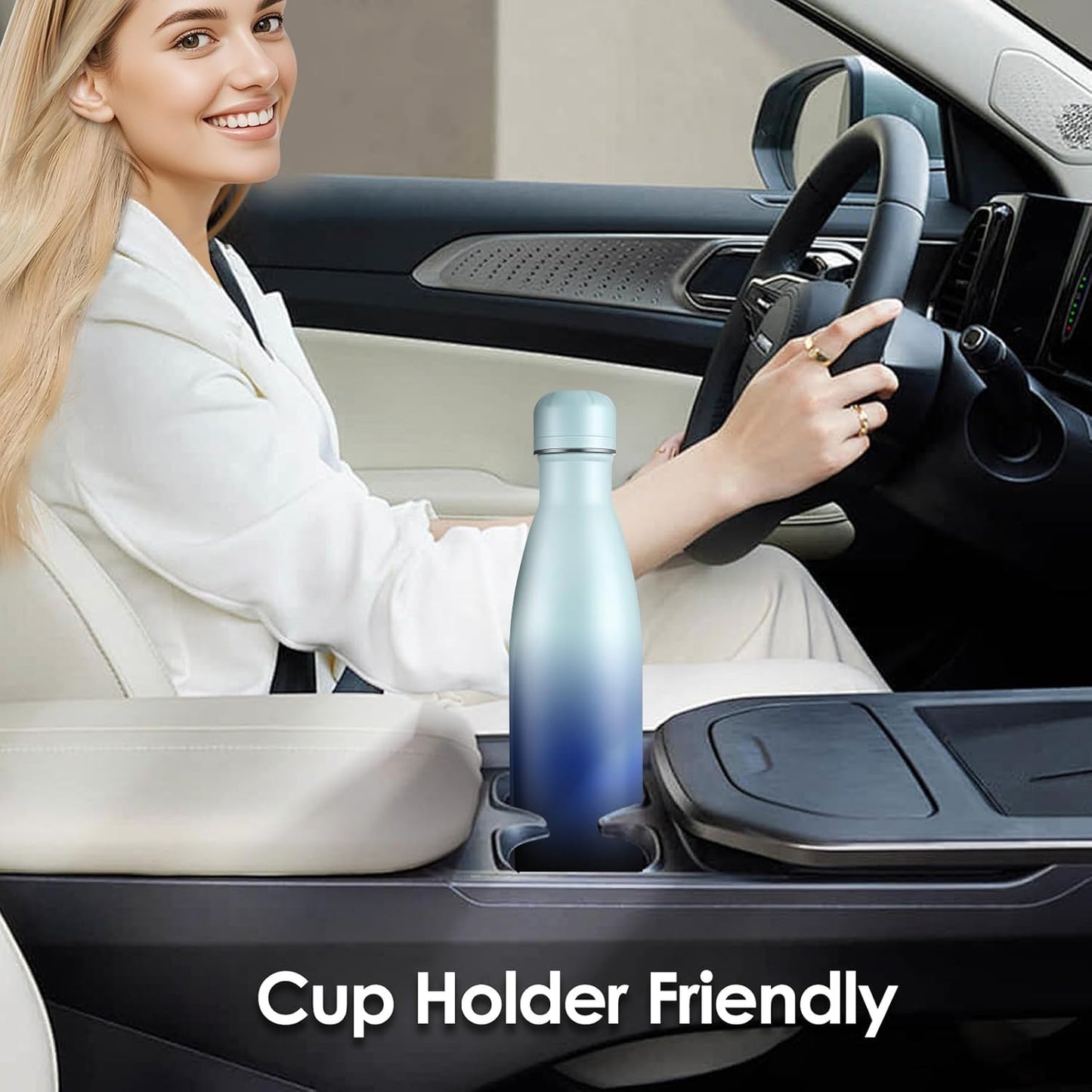 17oz Cola-Bottle Shaped Stainless Steel Leak-proof Water Bottle,Double Wall Vacuum Insulated Metal,Travel Mug For Sports Indoors & Outdoors,BPA-Free School Kids Flasks,Mix(12 Pack)