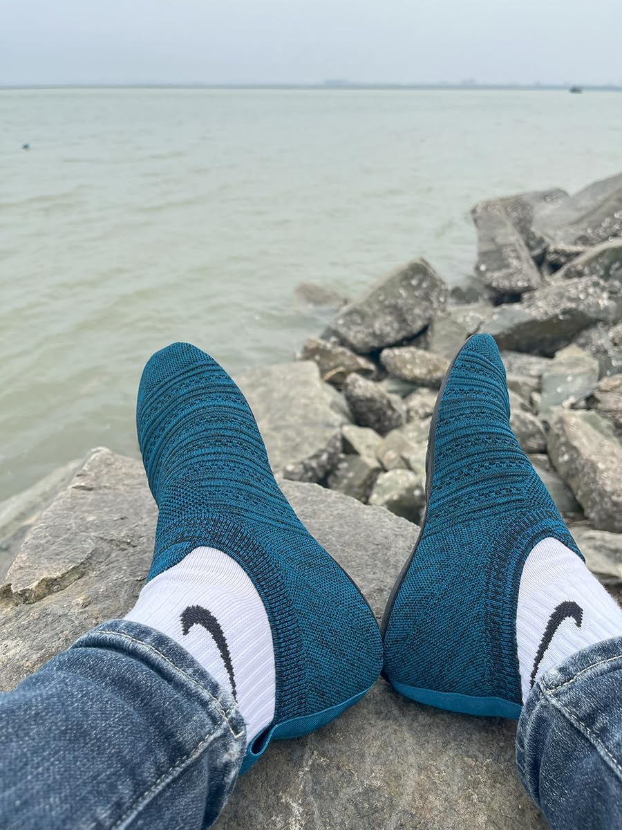 Adult Indoor House Slippers Socks Lightweight Non Slip Grip House Home Shoes for Women Men