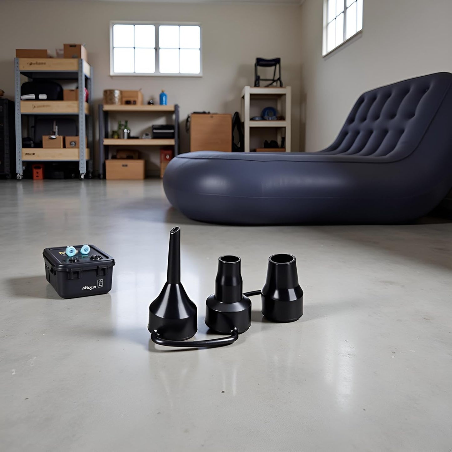 3 Sizes Black Air Pump Replacement Nozzles, Inflatable Pump Nozzles Head, Plastic Pump,Air Pump Inflator Adaptor Accessory for Partial Air Bed,Air Mattress Air Mattresses and Accessories