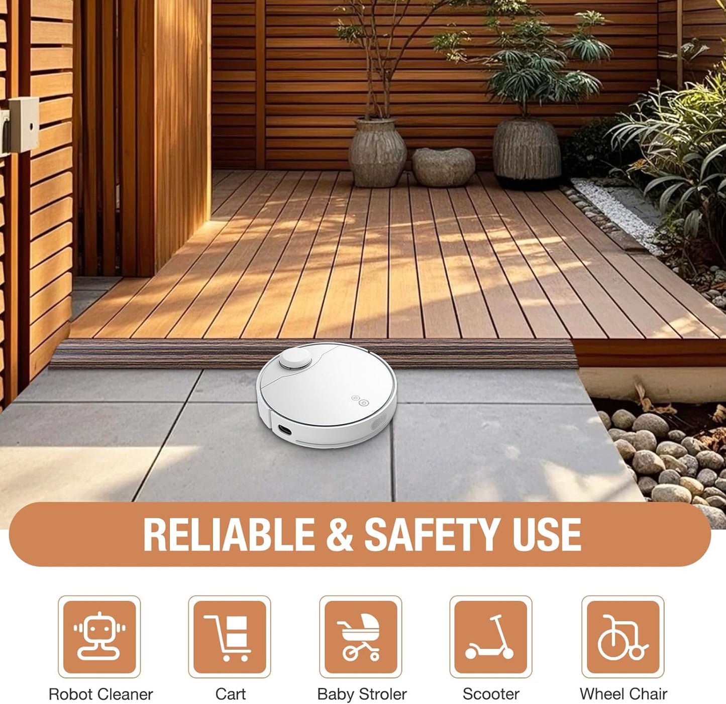 Floor Transition Strip Self Adhesive Vinyl Door Threshold for Doorways Carpet Edging Trim Overlap Edge Reducer for Laminate Floor, Carpet, Tile (Smoked Brown Wood Grain, 3/5" to 4/5", 3.3Ft)