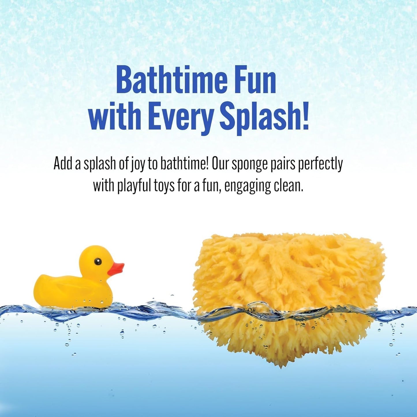Baby Buddy Natural Bath Sponge, Ultra-Soft Sea Wool, Gentle on Baby's Skin, Hypoallergenic, Biodegradable, 3-Pack, 4in for Baby & Infant Bath Time
