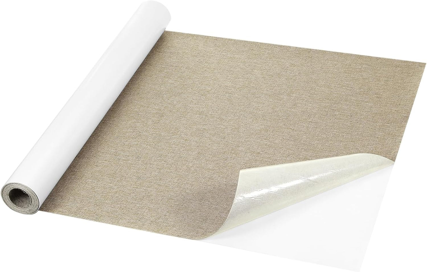 Repair Patches Repair Tape Self-Adhesive DIY Repair Patch Linen Gear Patch for Sofa, Furniture, Chair, Clothing,Tents,17x79 Inch,Light Brown