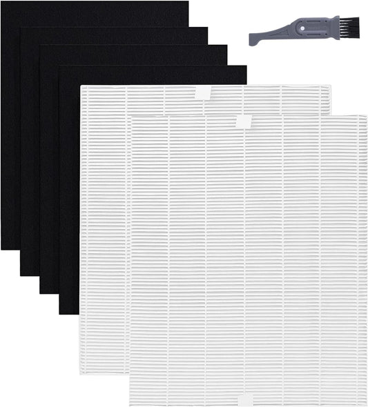 I clean Replacement Air Filter for Coway Airmega AP-1512HH and Airmega 200M Air Purifi-er, 2 Premium HEPA Filter and 4 Carbon Pre-Filters, Compared to Part # 3304899