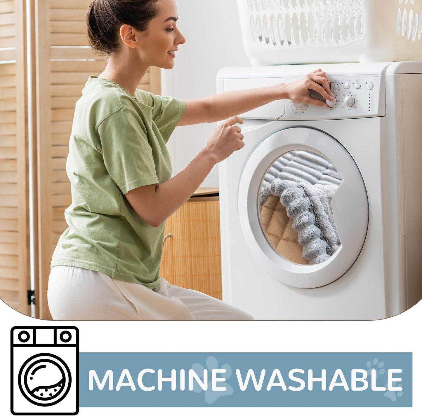 OTOB Couch Covers for Dogs Washable, Non Slip Plush Sofa Cover Kids Pet Friendly Furniture Protector, All Seasons Soft Cozy Fuzzy Sofa Slipcovers Dog Bed Mats (Gray, 31.5" x 63.0'')