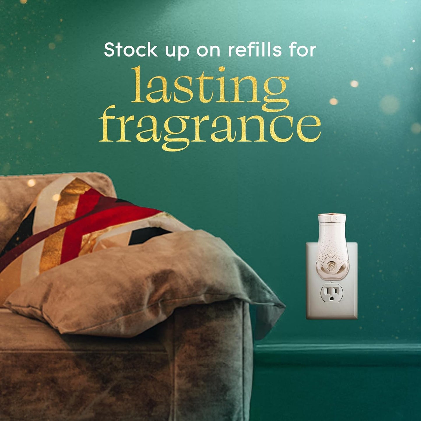 Glade PlugIns Refills Air Freshener, Balsam & Spruce and Bergamot & Eucalyptus, Scented and Essential Oils for Home and Bathroom, 0.67 Fl Oz, 5 Count