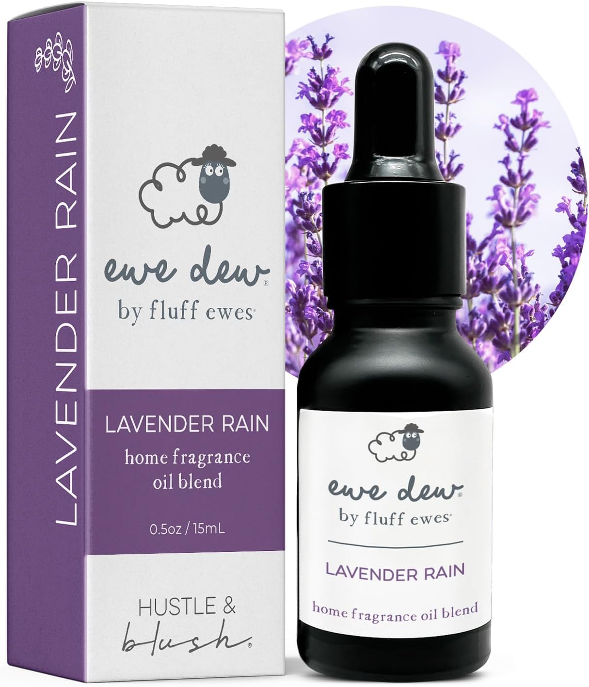Laundry Essential Oils for Dryer Balls 15ml Lavender Rain - Blend of Laundry Fragrance Oil and Essential Oils Wool Balls, Compact & Multi-Use Essentials Oil for Diffusers and Candle Making Scents