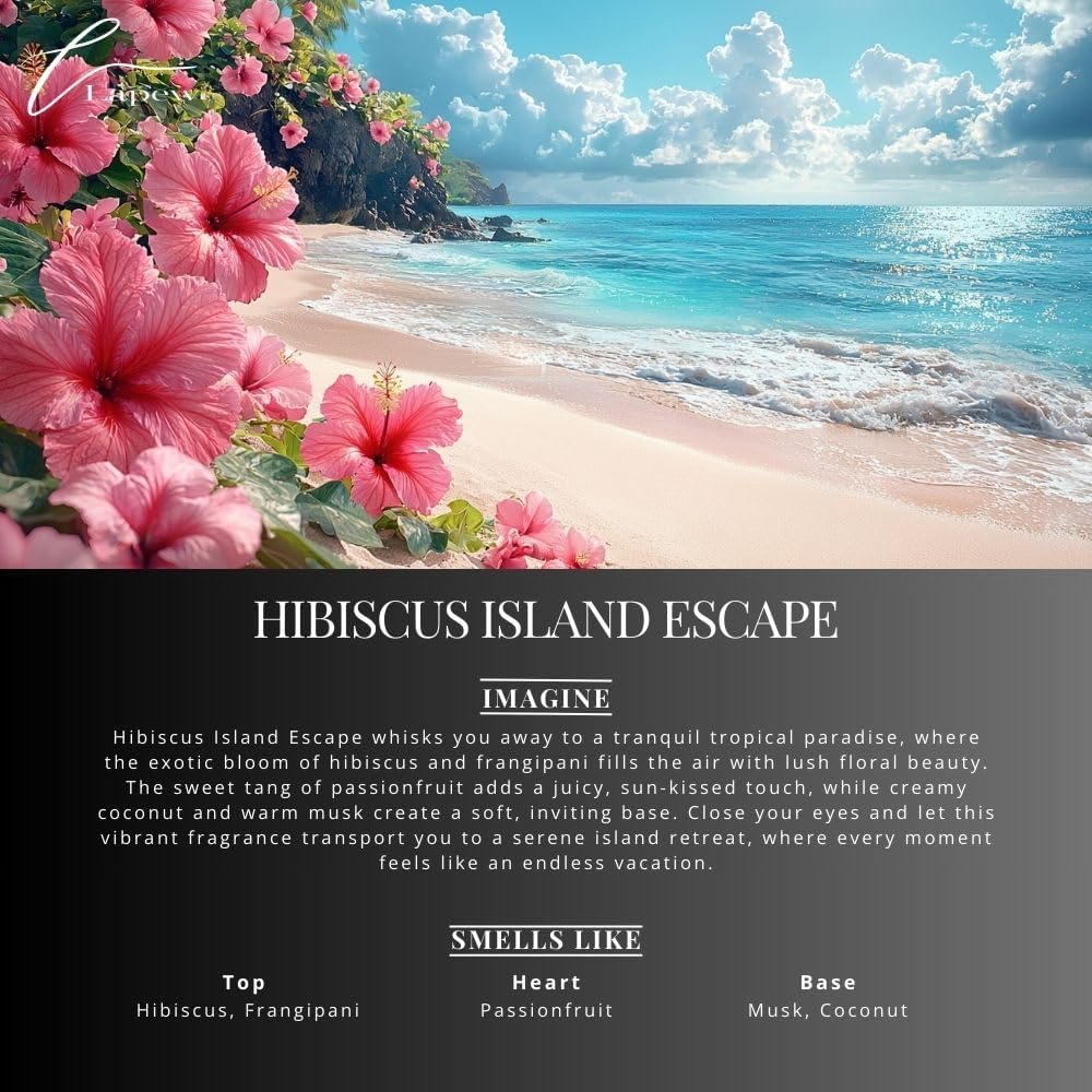 Hibiscus Island Escape Carpet Freshener Powder Refill 36 oz | Powerful Odor Eliminator for Home | Upholstery Deodorizer | Carpet Deodorizer | Pet Urine | Cat Litter Box