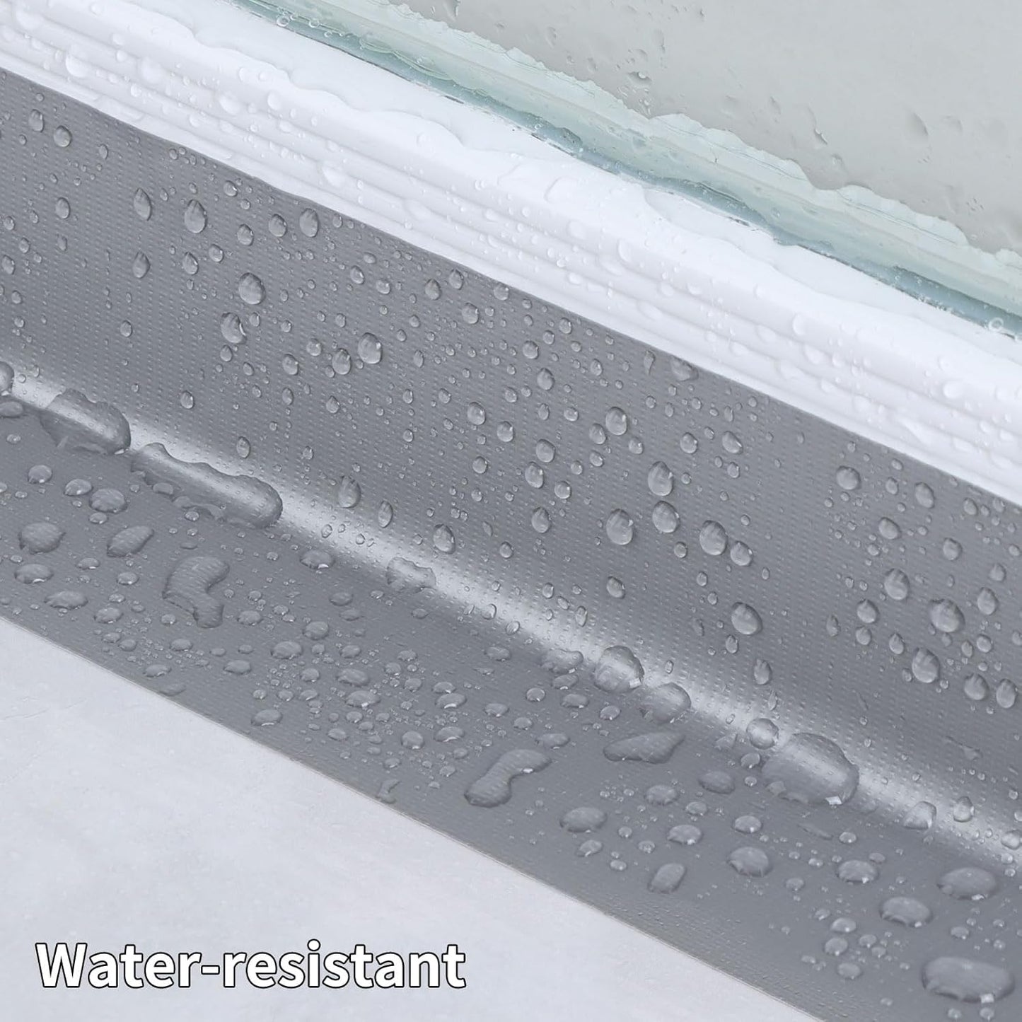 Cloth Duct Window Seal Strip Tape for Winter, 1.89in x 33FT, Weather Stripping Sealing Insulation Tape for Windows and Door, Easy Tear Sealer Draft Blocker Silver