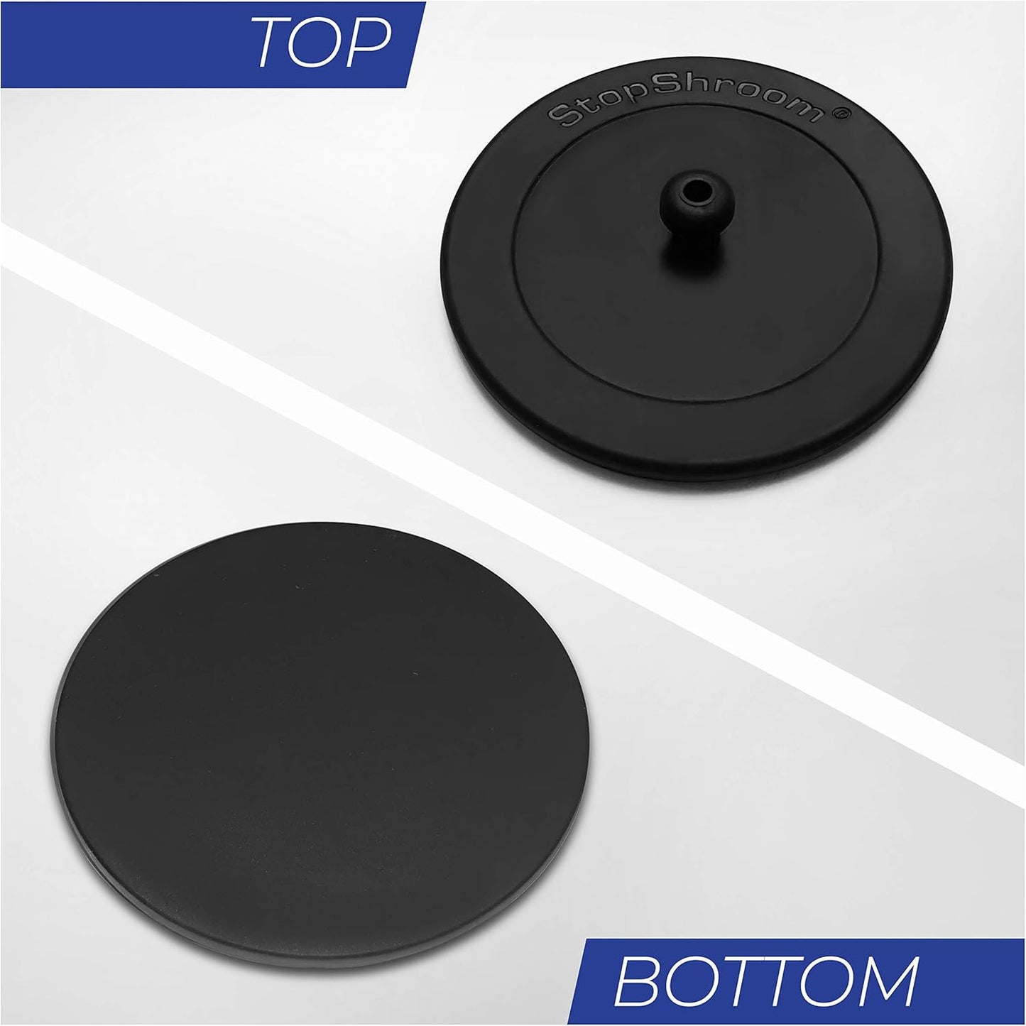 SinkShroom Revolutionary Clog-Free Sink Strainer Basket with Stopper, Stainless Steel