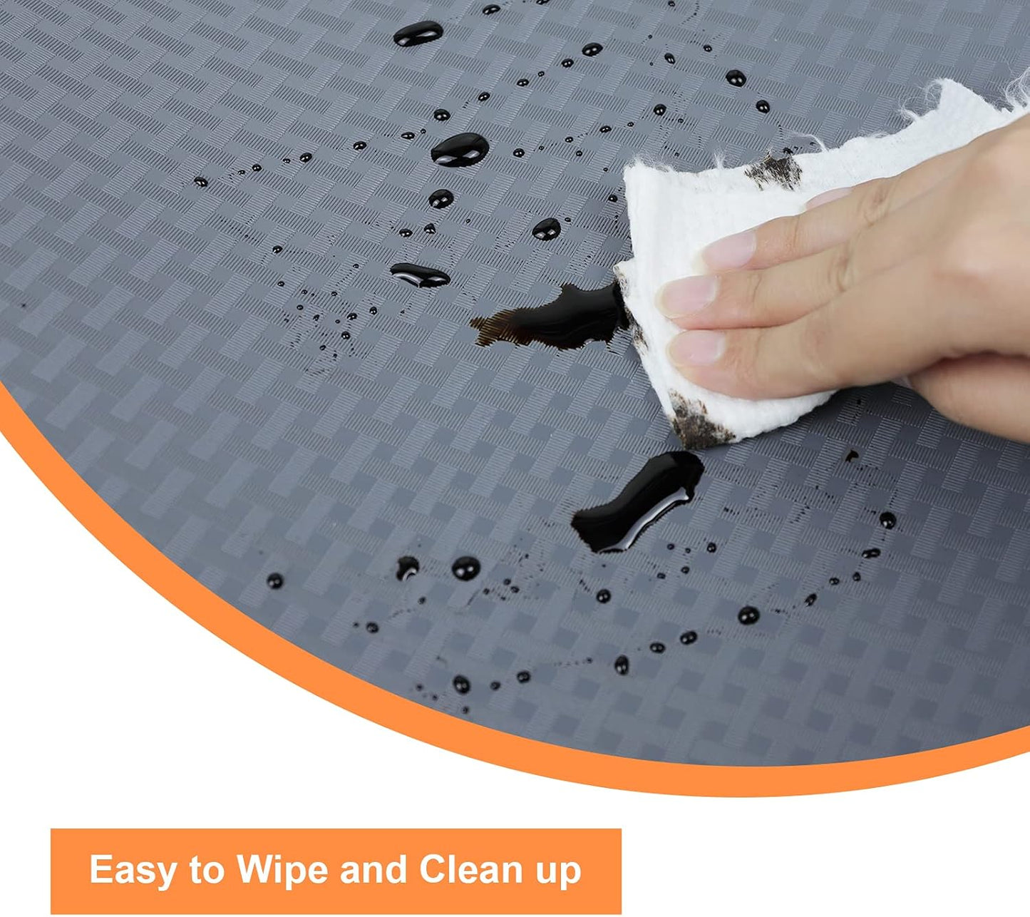 Shelf Liners for Kitchen Cabinets Non Adhesive Drawer Liner EVA Material Cupboard Mat Waterproof Refrigerator Mats Washable Fridge Liner for Cupboard and Desks Shelf Liner 23.6 x 393.7 Inches