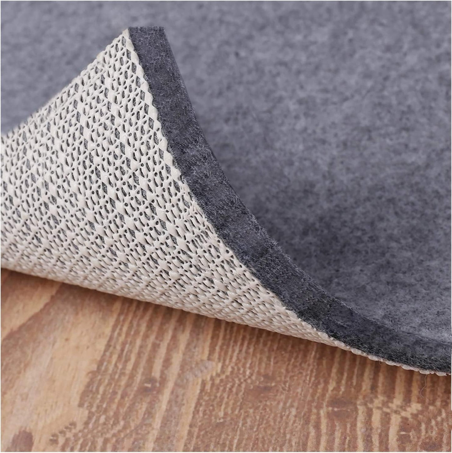 Non Slip Rug Pad Grippers - 2x8, 1/4" Thick, Felt + Rubber Double Layers Area Carpet Mat Tap, Provides Protection and Cushioning for Hardwood or Tile Floors