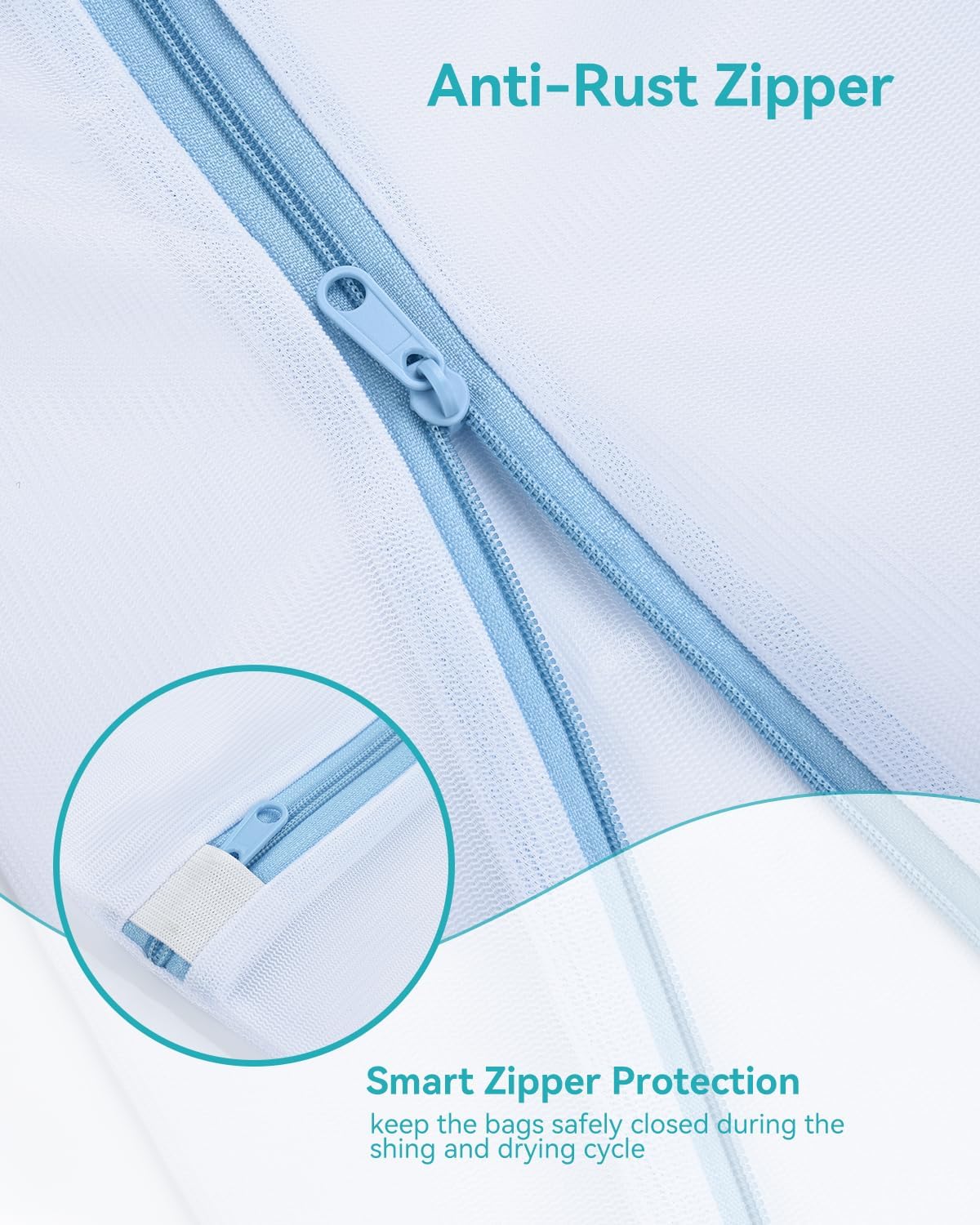 OTraki 9 PCS Mesh Laundry Bags for Delicates 4 Sizes Laundry Bags Mesh Wash Bags with Zipper Clothing Washing Bags Reusable Travel Storage Organize Bag for Clothes Underwear Bra Lingerie Socks Toy