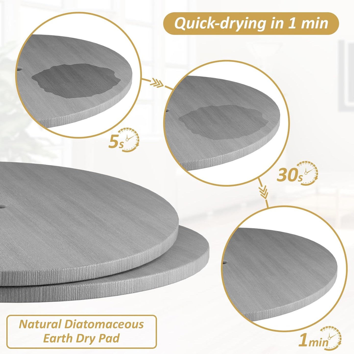 360° Rotating Kitchen Utensil Holder - Fast-Drying Utensils Caddy - 4 Compartment Flatware Silverware Organizer High Raised Cutlery Holder with Handle for Kitchen Countertop Party Picnic Table White