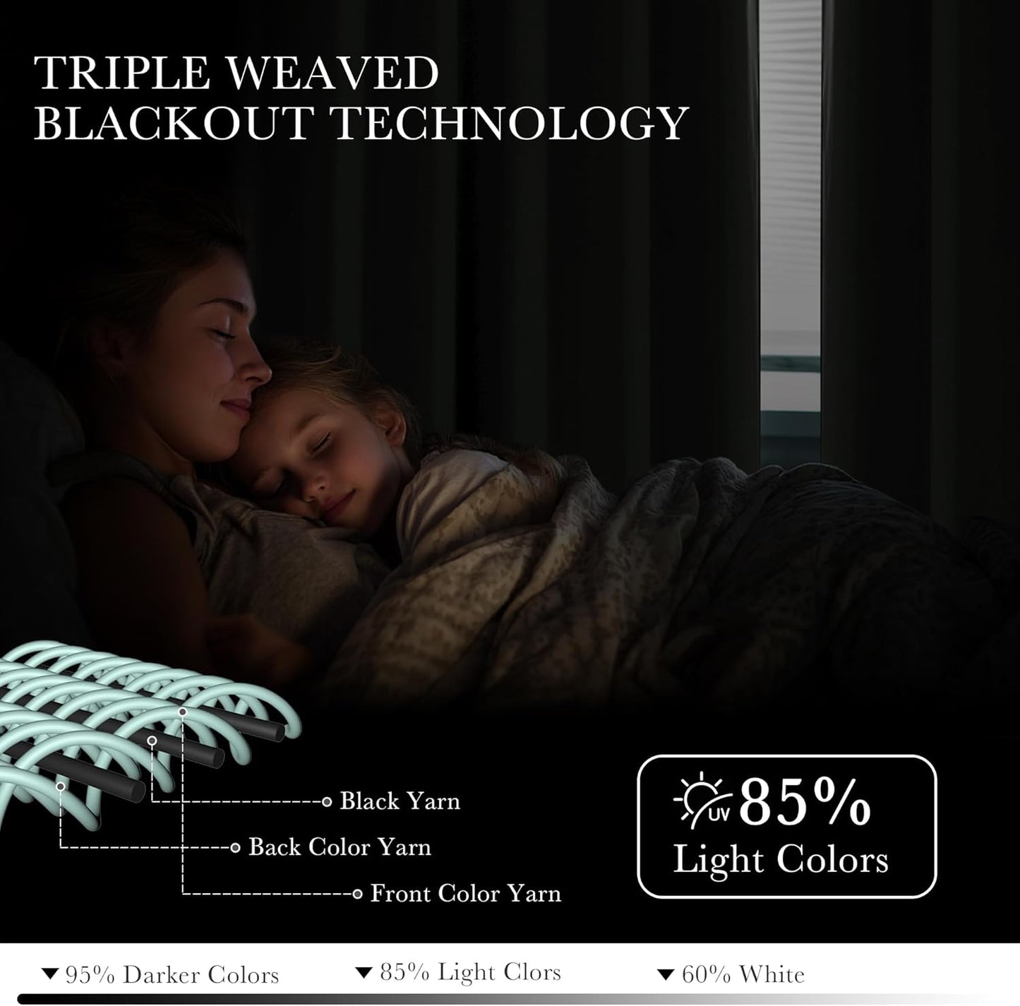 PONY DANCE Black Out Curtains for Bedroom 54 inch Length 2 Panels Set, Thermal Insulated Room Darkening Window Drapes for Living Room, Grommet Top (W34 x L54 Inch, Sage Green)