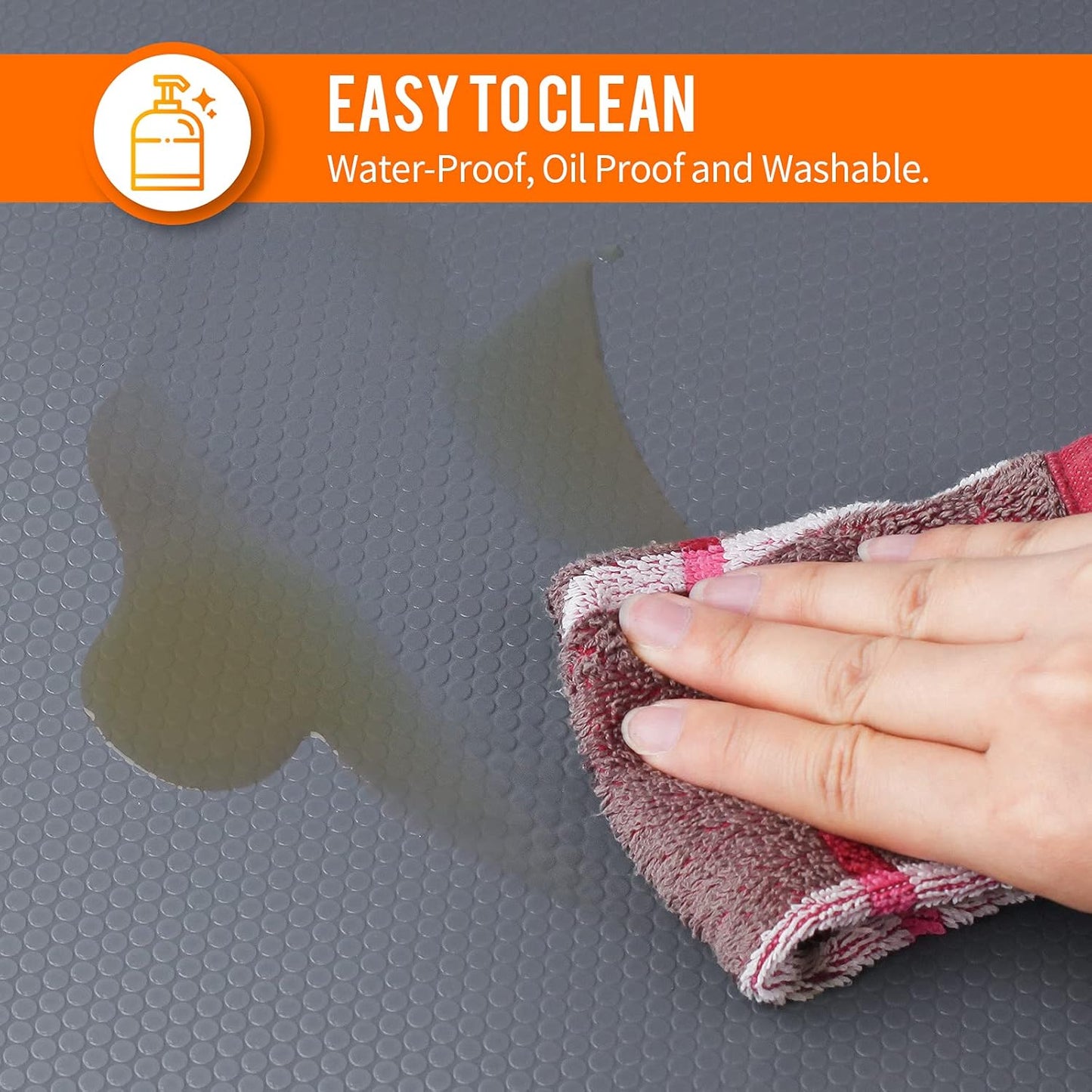 Shelf Liners for Kitchen Cabinets Non-Slip Drawer Liner Non Adhesive Cupboard Mat EVA Material Refrigerator Mats Fridge Liner Washable for Shoerack, Storage and Desks 23.6 x 78.7 Inches