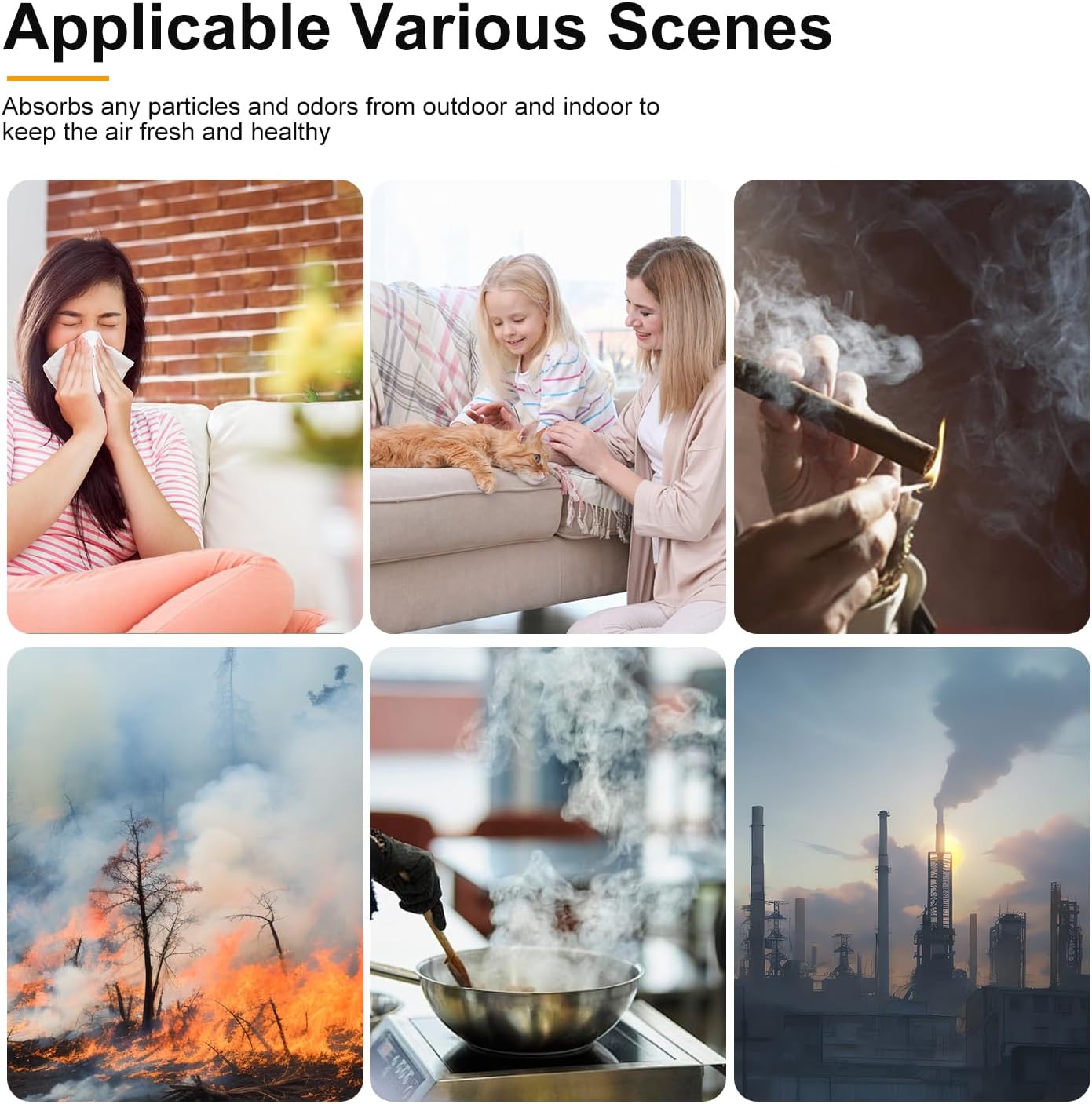 3 Pack Air Replacement Filters Set Compatible with Molekule Air Purifier, PECO Filter Replacement Include 1 Pack PECO-Filter and 2 Pack Pre-Filter