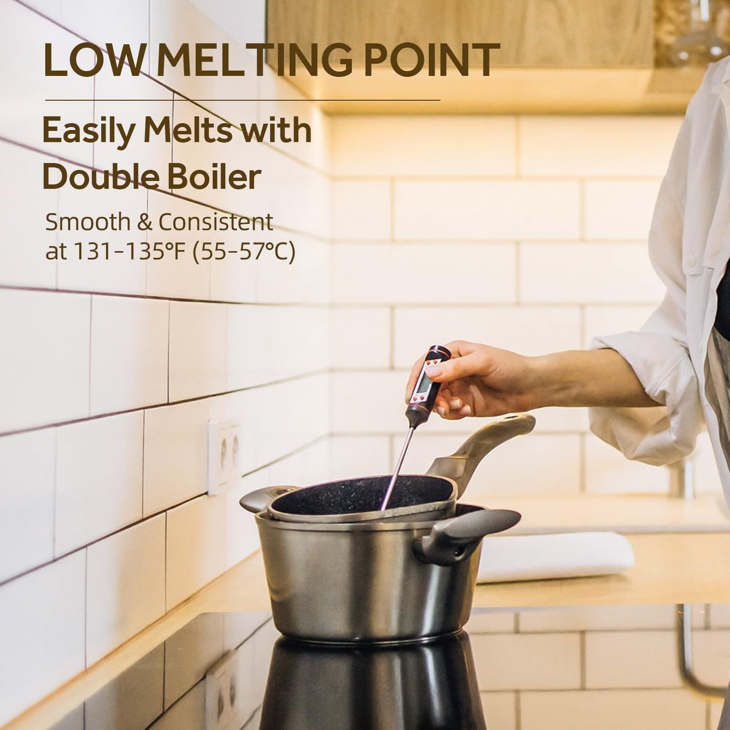 NORVENCE Soy Wax for Candle Making, Natural Soy Wax Flakes 40lb, Premium Candle Wax for DIY Candle Crafting