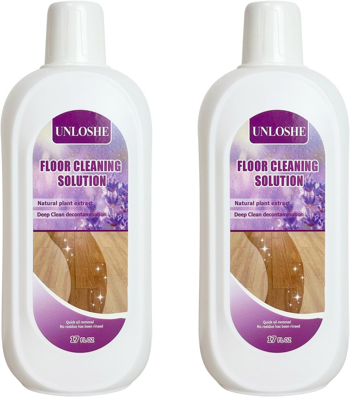 Floor Cleaning Solution for Multiple Hard Floors - 34 fl oz Floor Cleaner, For All Robot Vacuums with Mopping and Cordless Wet/Dry Vacuum Mops, Deep Clean for Tile, Wooden Floor, Laminate (Lavender)