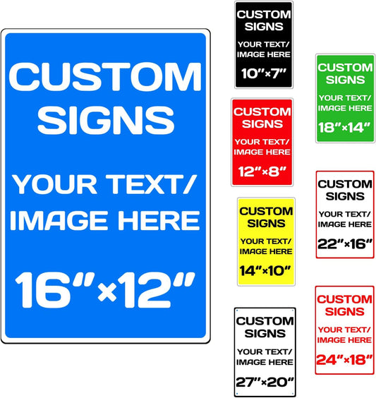 custom parking sign,Aluminum Weatherproof Metal Sign Multiple Sizes Custom Personalized Text And picture Here,hazard sign,garden sign,custom door sign,Customised business signs