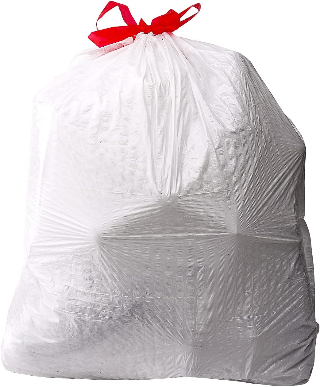 Amazon Basics Flextra Tall Kitchen Drawstring Trash Bags, 13 Gallon, Unscented, 50 Count