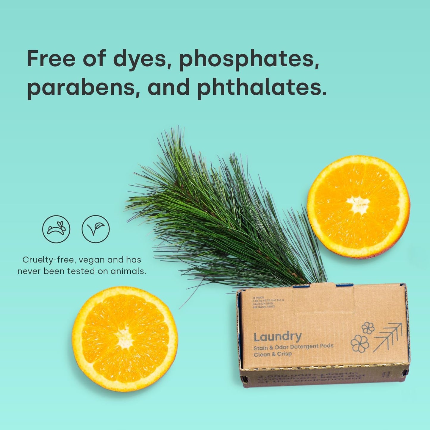 Dropps Laundry Fabric Softener Pods, Crisp Breeze (120 Count) - Fabric Softener Liquid Pods for Fluffy, Soft Fabrics - HE Compatible Mineral Based Ingredients Laundry Supplies