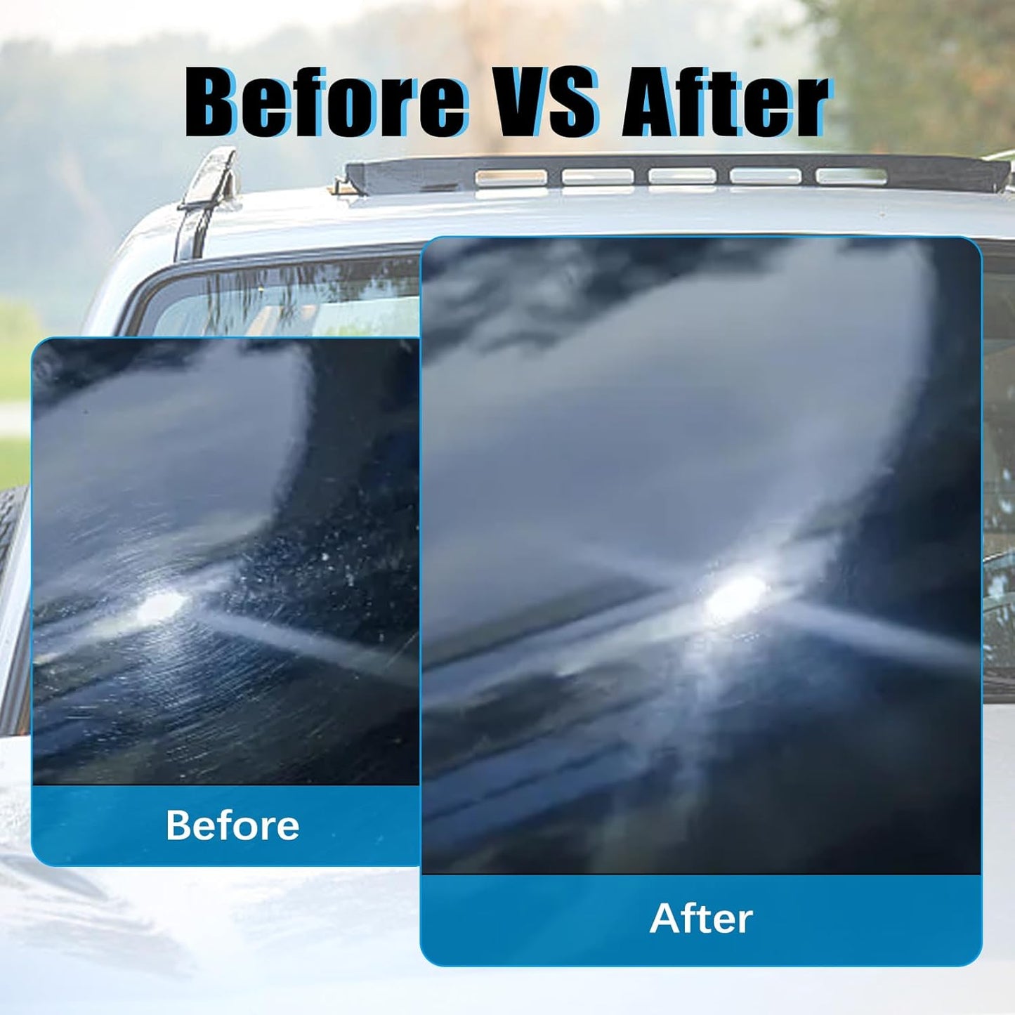 34Pcs Glass Polishing Kit, Multifunctional Scratch Remover Window Repair Tool for Window Repair, with Felt Polishing Wheel Polishing Disc Wool Polishing Pad and Cerium Oxide Polishing Powder