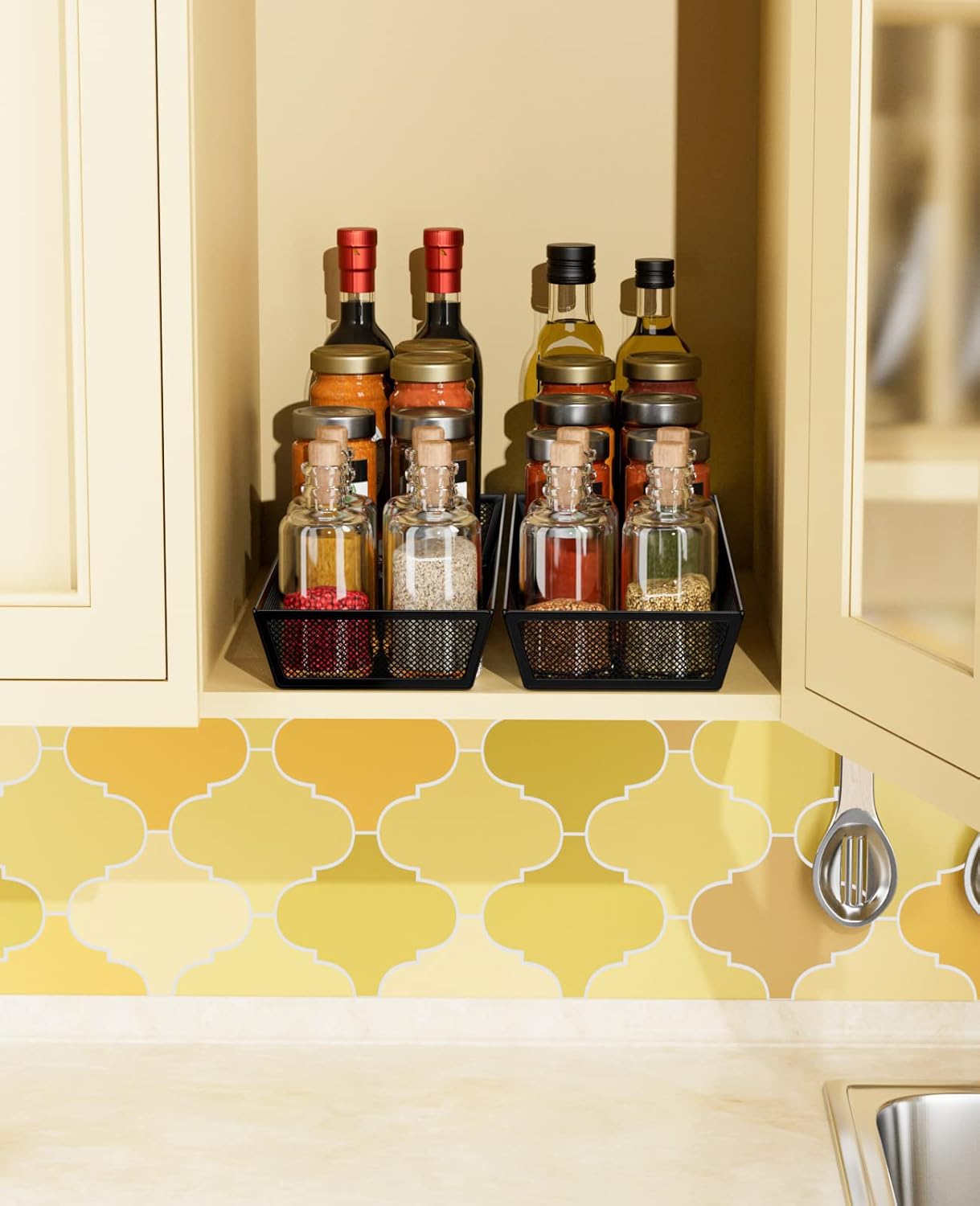 JANE EYRE kitchen drawer organizer - silverware utensil organizer for kitchen drawer,silverware tray in drawer