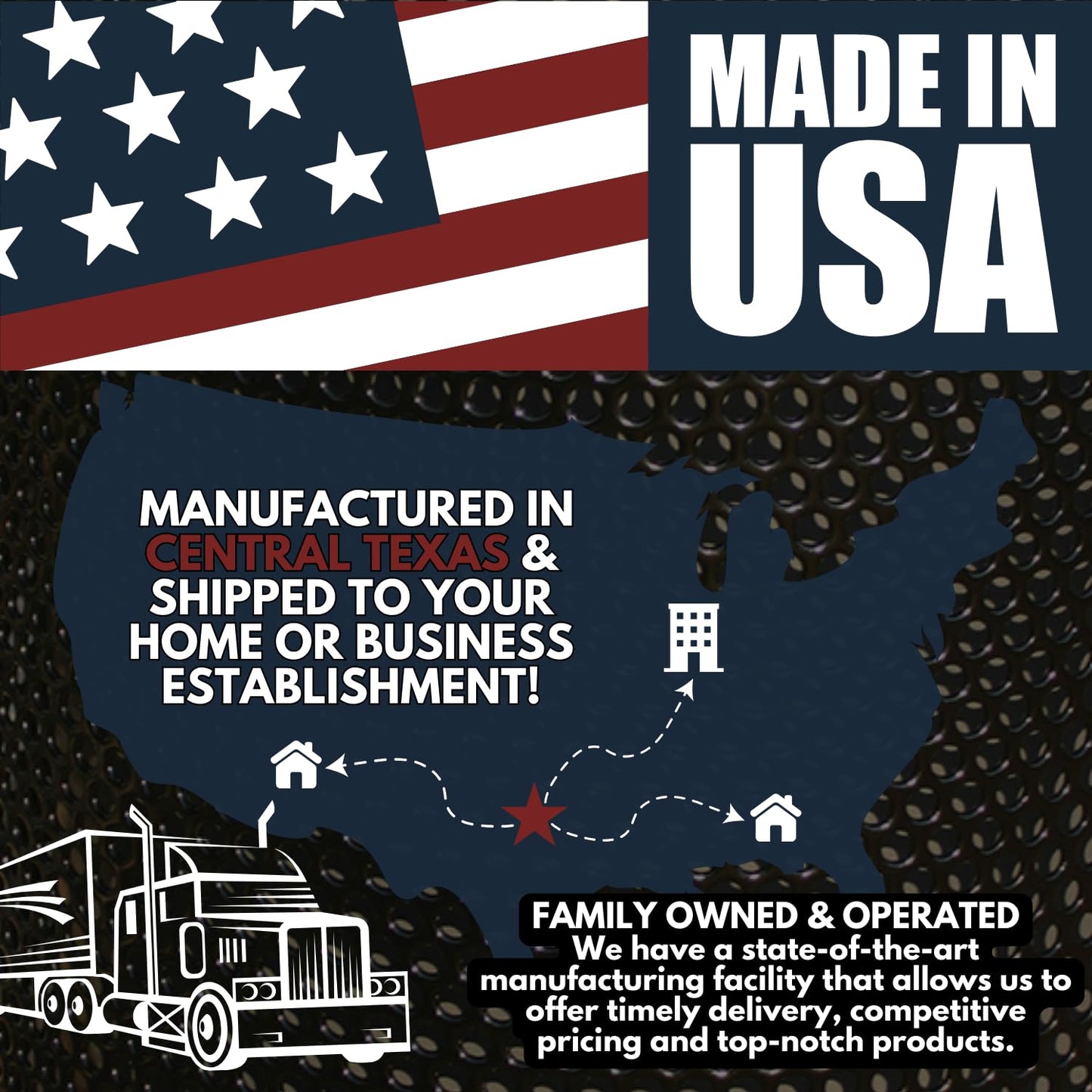 COATEDOUTDOORFURNITURE RDT-P-TXTRED Heavy Duty Round Trash Receptacle with Dome Top, Liner Included, 32 Gallon, Textured Red, Made in America