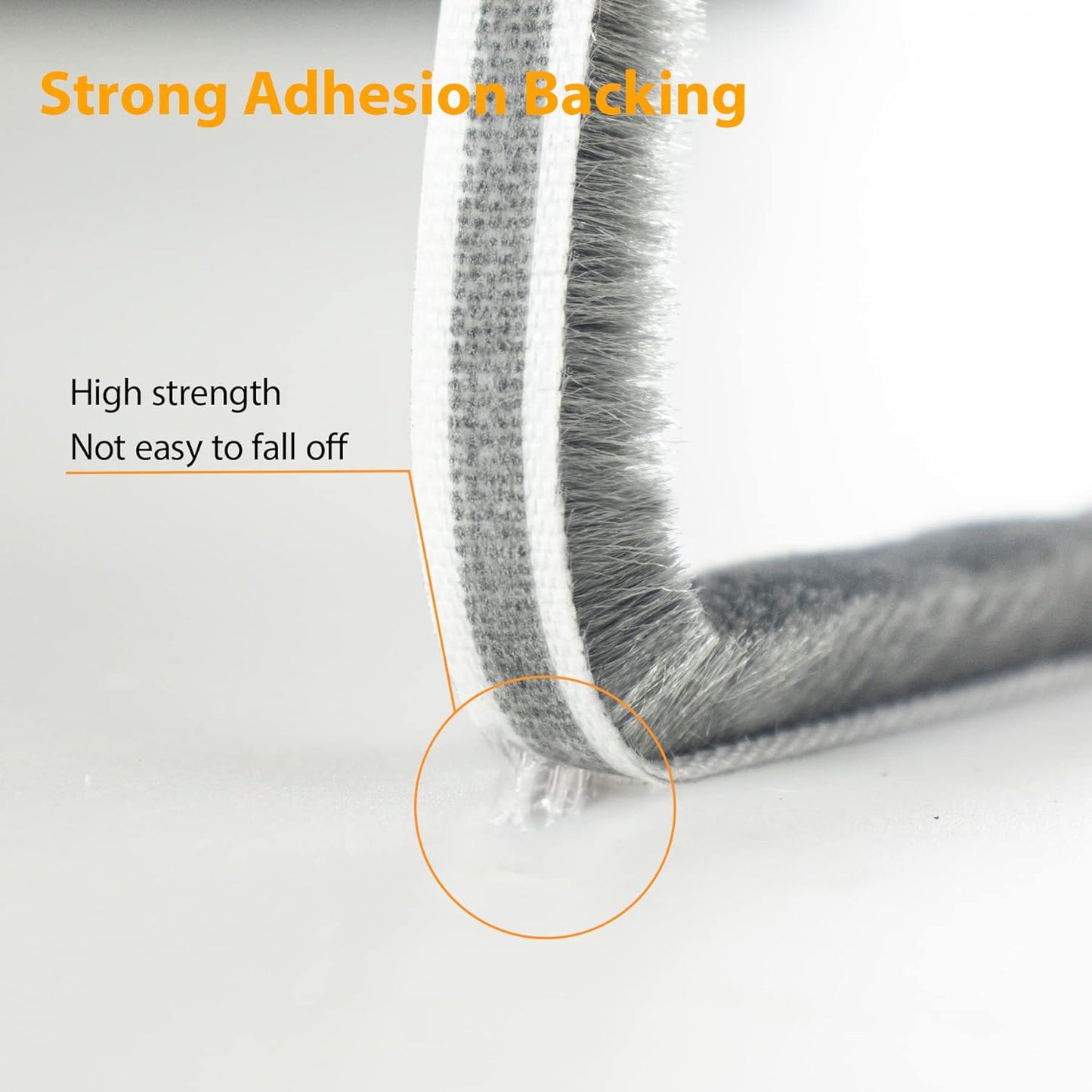 39.4FT Brush Weather Stripping, Neat Pile Self Adhesive Seal Strip for Windows and Door, Weatherstrip for Soundproofing, Windproof, Dustproof, Stronger Stickiness, 0.35'' Wide x 0.35'' Thick, Black